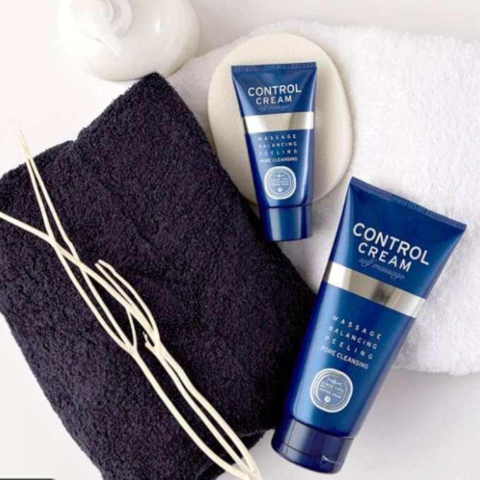 CHARMZONE Self Massage Control Cream – Korean Skincare Moisturizing Exfoliating Face & Body Scrub, Sebum Control, Pore Cleansing, Deep Hydration & Smooth Skin (5.07 fl. oz / 150 ml)