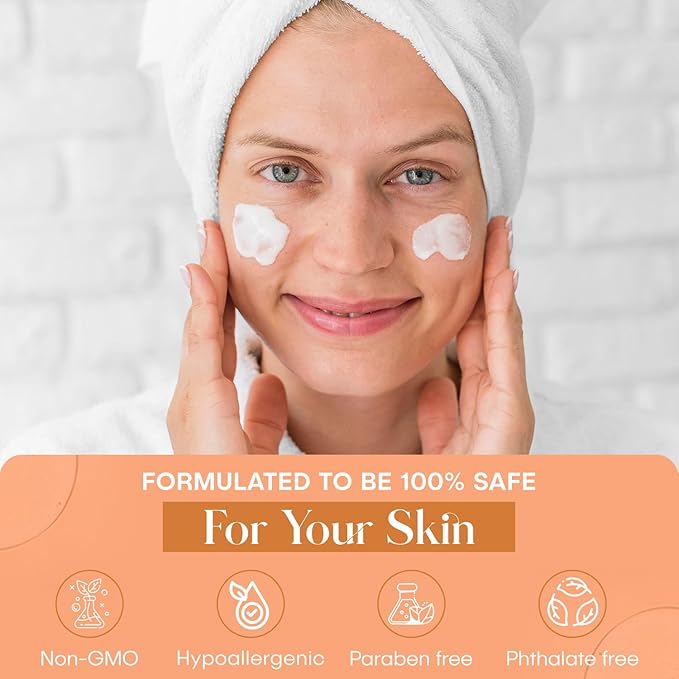 Collagen & Vitamin C Nourishing Moisturizer - Reduces Wrinkles & Fine Lines, Smooths Skin - Dermatologist Tested, Clean Beauty, Korean Skin Care - 1.69 FL.OZ. (2 Pack)