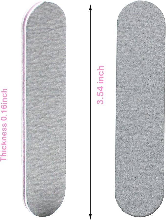 100 Packs 100/180 Grits Mini Nail Files and Buffers Double Sided Emery Boards Manicure Tool for Acrylic Nails, Nail Care