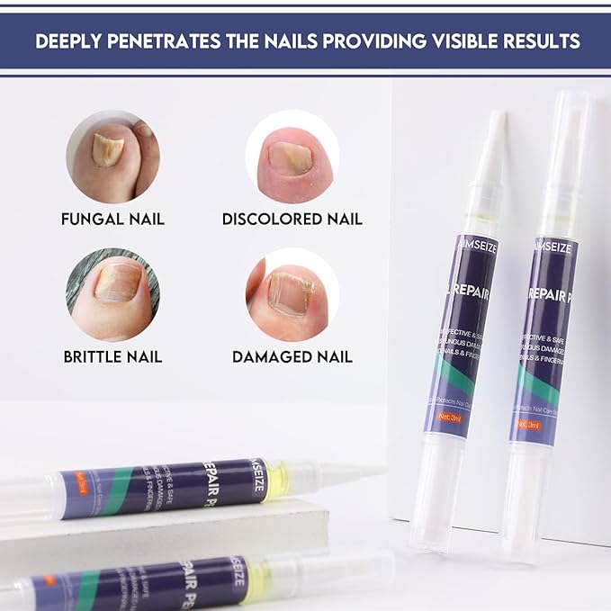 Toenail Treatment -Extra Strength Nail Treatment - Nail Repair Pen for Nail Discoloration Nails - 4PCS