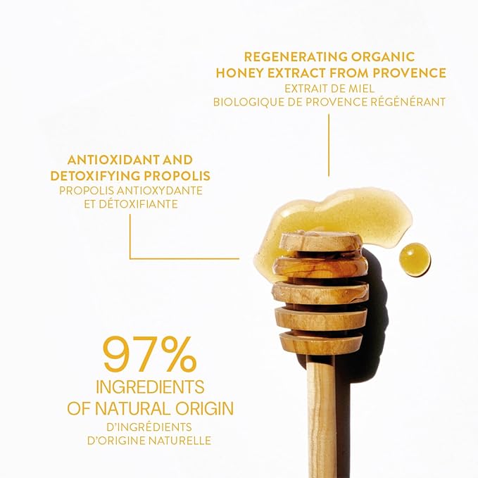 Panier des Sens Honey Sugar Body Scrub with Shea Butter - Exfoliating Body scrub for Men & Women - Made in France & 99% natural - 300g