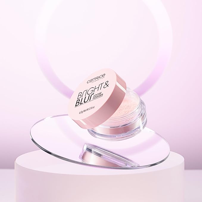 Catrice | Bright & Blur Loose Powder | Lightweight, Instant Blur, Soft Matte Finish | Vegan & Cruelty Free (010 | Soft Pink)