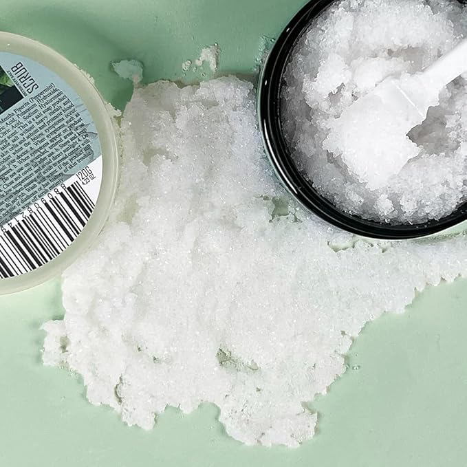 Estesophy Salt Scrub_Peppermint, Korean Salt Body Scrub, Salt Massge, Salt Soap, Body Care, Peppermint Salt Shower, Refreshing body scrub 4.2oz (120g)