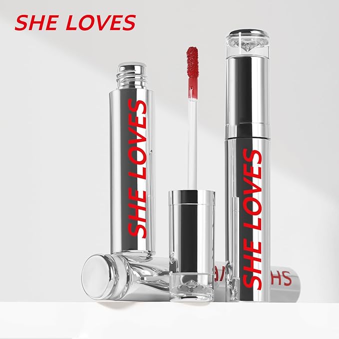 AKARY Matte Liquid Lipstick for Women Girls, Silk Finish Highly Pigmented Color Lip Gloss with Beeswax, Lightweight Hydrating Velvety Silky Smooth Lip Makeup, Non-Stick Cup Smudge-proof Lip Gloss-02