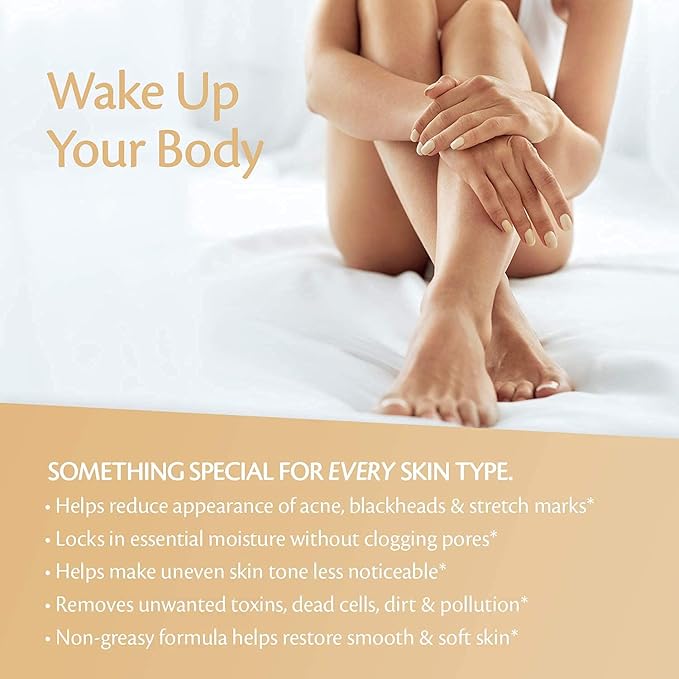 Arabica Coffee Scrub for Hands, Feet, and Body, Exfoliating Scrub with Collagen and Stem Cells, Face Cleanser for Cellulite, Fine Lines, and Stretch Marks by M3 Naturals (1 Pack)