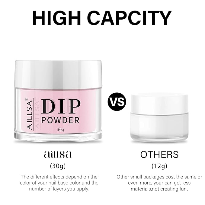 AILLSA Nail Dip Powder Sheer Pink Nail Dipping Powder Translucent Jelly Nude Pink Dip Powder Colors for Nail Art French Manicure at Home Easy to Use Neutral Dip Powder for Valentine's Day Gift (1 Oz)