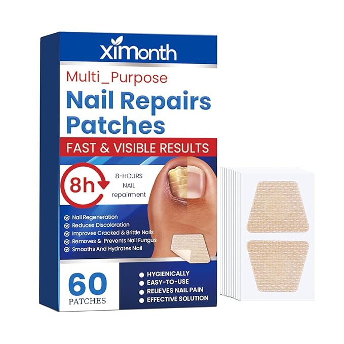Nail Patches - Toenail Care for Toenail Fingernails - 8-Hour Nightime N ail Renewal - 60