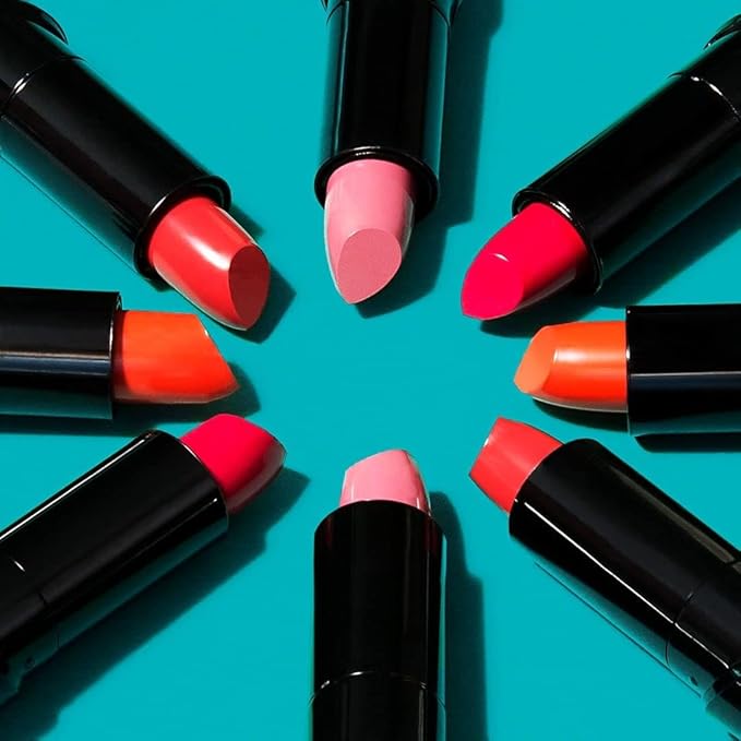 wet n wild Silk Finish Lipstick, Hydrating Lip Color, Rich Buildable Color, Cherry Frost Red (Pack of 3)