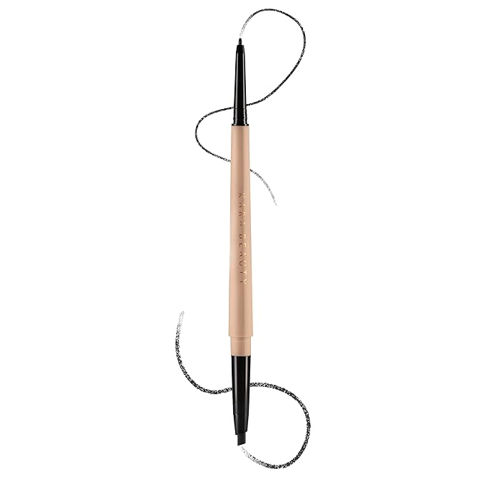 KARA BEAUTY DOUBLE-ENDED Brow Pencil - Dual-Ended - VEGAN (EBONY)