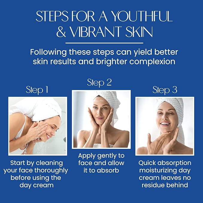 Hyaluronic Acid Daily Face Moisturizer - Long-lasting Hydration, Anti-Aging, Skin Firming - Dermatologist Tested, Korean Skin Care - 1.69 fl. oz