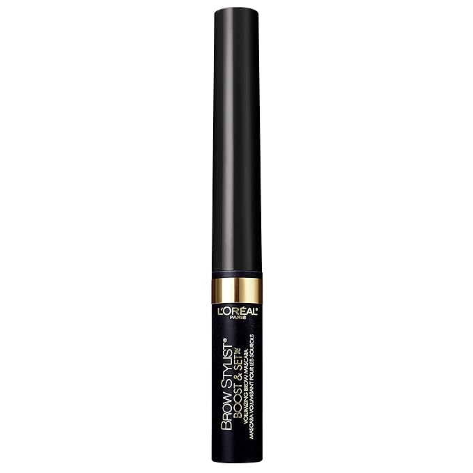 L'Oreal Paris Cosmetics Brow Stylist Boost and Set Brow Mascara, Clear, 0.1 Fluid Ounce