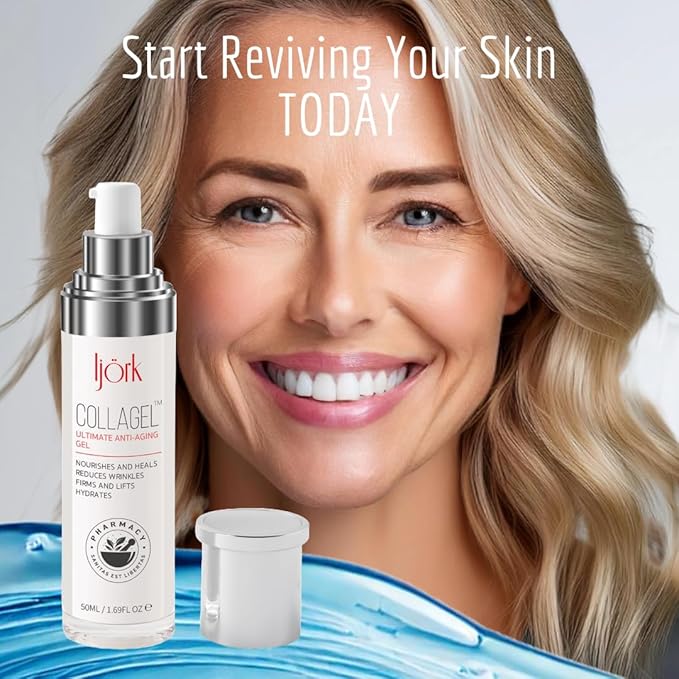 Face Moisturizer For Women. Ultimate Anti-Aging Collagen Gel Mask | Firmness, Hydration, and Lifted Skin Tone in One Solution | Niacinamide and Hyaluronic Acid | Retinol and Vitamin C