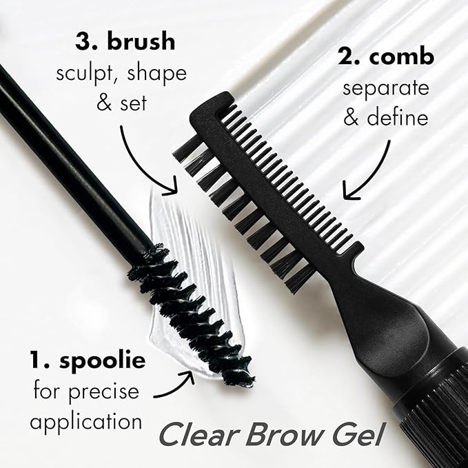 Microblading Eyebrow Pen Kit - Waterproof Brow Makeup Set with Eyebrow Pencil, Eyebrow Gel Clear, Eyeliner, Dual-ended Eyebrow Brush, Natural Looking Brows with Long-Lasting All-Day Hold - Dark Coffee