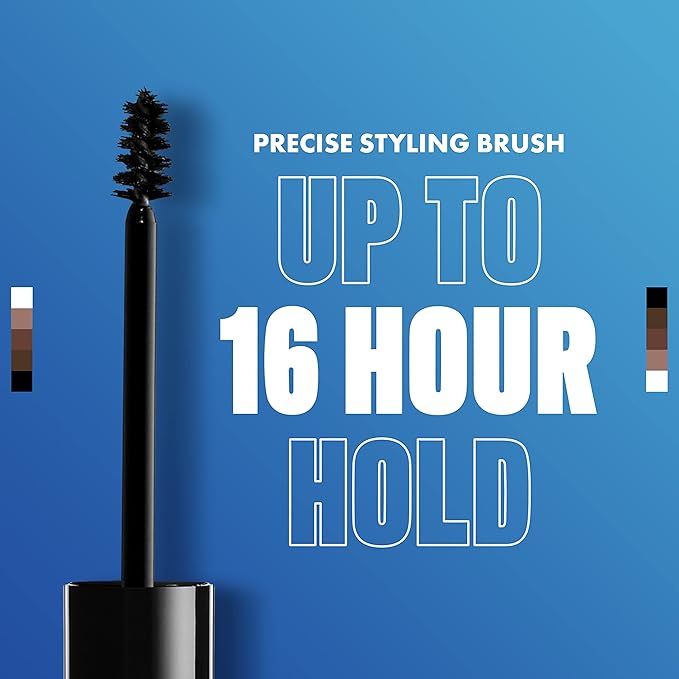 NYX PROFESSIONAL MAKEUP Micro Brow Pencil (Ash Brown) + Brow Glue (Clear), 2-Pack Bundle