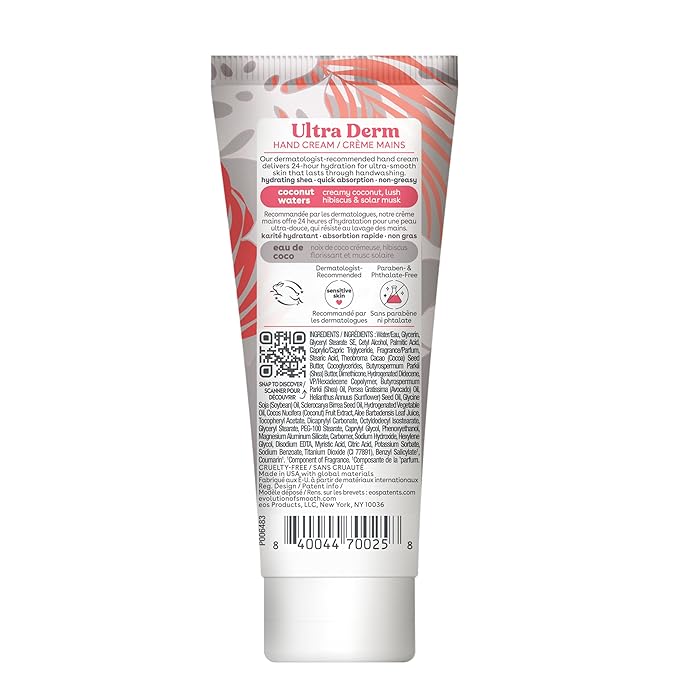 eos Shea Better Hand Cream - Coconut Hand Lotion and Skin Care | Instant Hydration + Lasting Protection | 2.5 oz (Pack of 2)