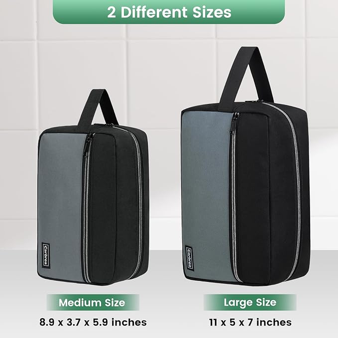 Travel Toiletry Bag - Large Toiletry Bag for Men Skincare Bag Doop Kit for Toiletries Accessories Gifts - Black