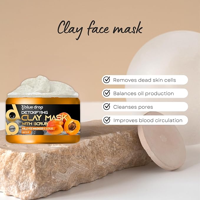 Apricot Scrub for Face and Body | 16 fl Skin Cleansing and Firming Peel | Moisturizes and Restores Skin pH Balance Scrub for Face and Body (Apricot, 16 Fl Oz)