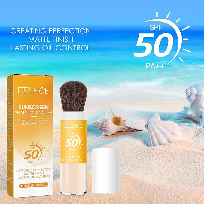 1Pcs Setting Powder, Translucent Natural Matte Finish,Oil Control Lightweight,Mineral Brush Powder,Natural Matte Finish,Long-lasting Brush Face Powder,Waterproof and Sweatproof Setting Powder (A, 1)