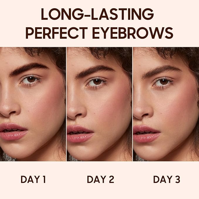 Eyebrow Gel, Long-Lasting & Waterproof Eyebrow Gel Peel Off Tint for Women & Girl Create Fuller & Defined Brows Makeup (Light Brown)