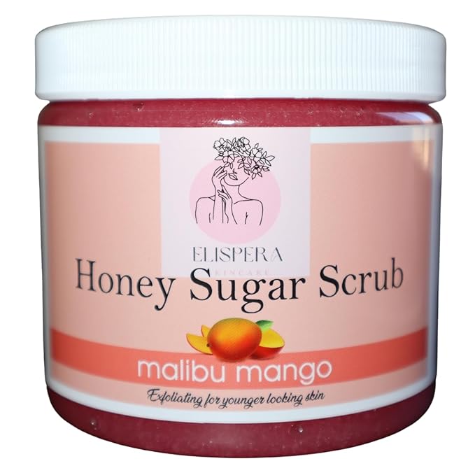 Honey Sugar Scrub Malibu Mango, (16 Fl Oz (Pack of 1)
