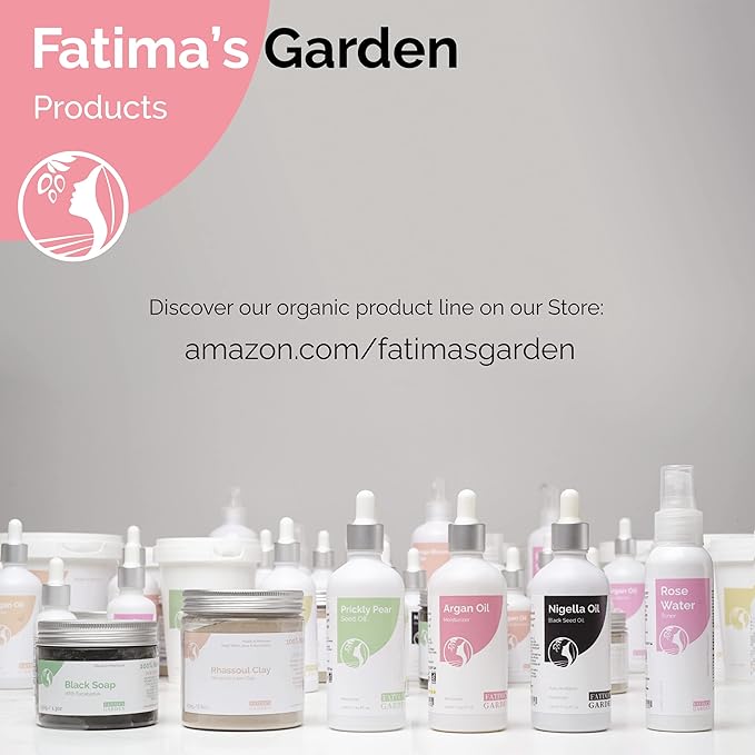 Fatima's Garden Exfoliating Kessa Glove - Natural Spa Scrubber, Black (1 Glove)