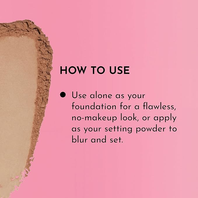 Talc Free Skin Smoothing Powder, Medium, Tan, 0.34 Ounce