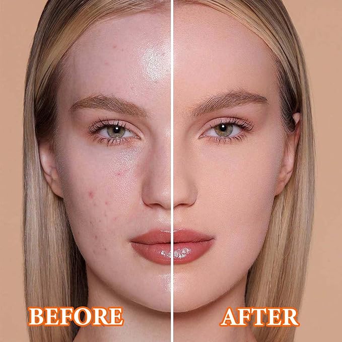 Oil Control Loose Face Powder,Translucent Setting Powder With a Powder Puff Long Lasting Makeup Covering Blemishes Brightens Skin Tone,Natural Matte Loose Powder for Women(2)