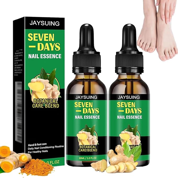 7 Days Nail Treatment,Ginger Nail Drops, Multi-Purpose Nail Repair(2PCS)