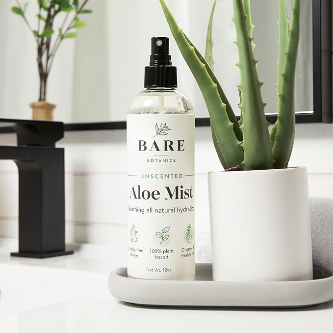 Bare Botanics Aloe Vera Mist + Coconut Vanilla Body Salt Scrub
