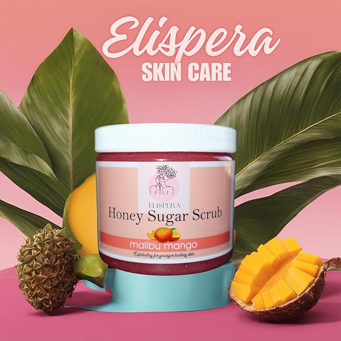 Honey Sugar Scrub Malibu Mango, (16 Fl Oz (Pack of 1)