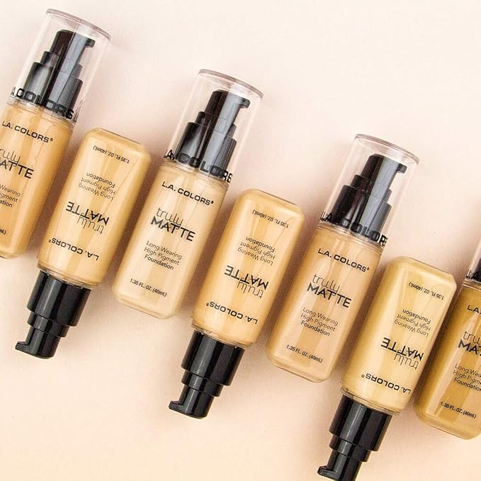 L.A. COLORS Truly Matte Foundation, Warm Honey CLM358