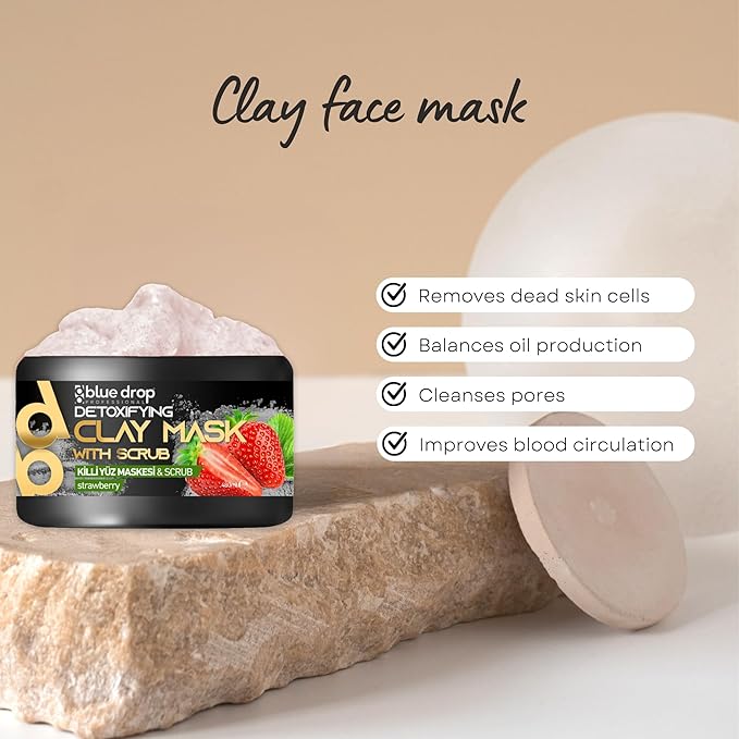 Strawberry Scrub for Face and Body | 16 Fl Oz Cleansing and Firming Peeling | Moisturizes and Restores the pH Balance of the Skin Scrub for Face and Body (Strawberry, 16 Fl Oz)