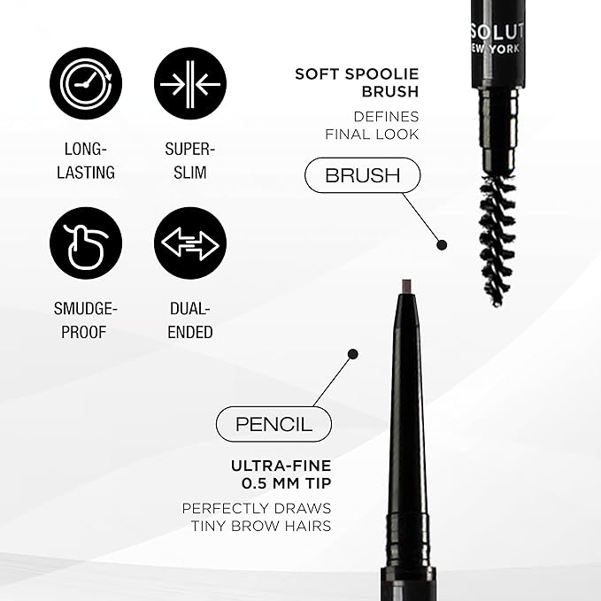 Absolute New York Super Slim Brow Pencil (Smoke)