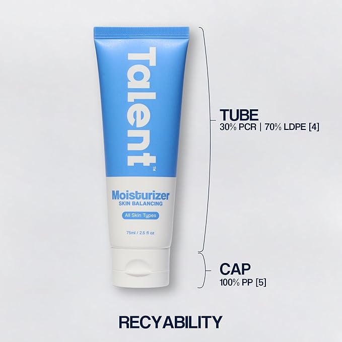 Talent Men's Skin Balancing Moisturizer – Korean Skincare, EWG Verified, Fragrance-Free, Lightweight 2% Niacinamide Face Lotion, 2.5 fl oz