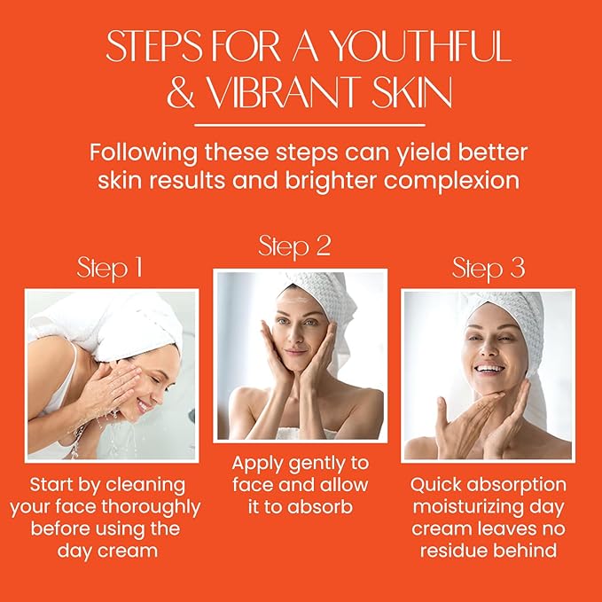 Vitamin C Facial Moisturizer - Hydrating & Anti-Aging, Smooths & Brightens Skin - Dermatologist Tested, Cruelty-Free Korean Skin Care for All Skin Types - 1.69 fl. oz (2 Pack)