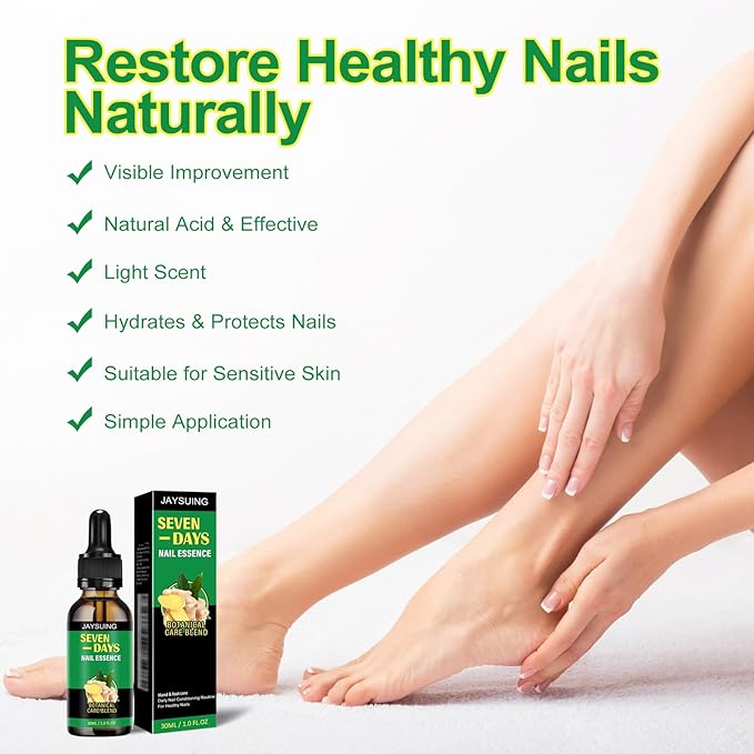 7 Days Nail Treatment,Ginger Nail Drops, Multi-Purpose Nail Repair(2PCS)