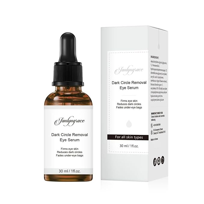 Dark Circle Eye Serum, 30mL, Hydrating and Brightening Under Eye Formula for All Skin Types, Lightweight, Made in Korea