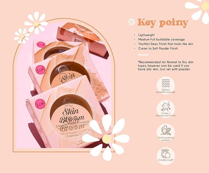 Skin Bloom Cream to Powder Compact, Fawn, Women's Makeup and Accessories