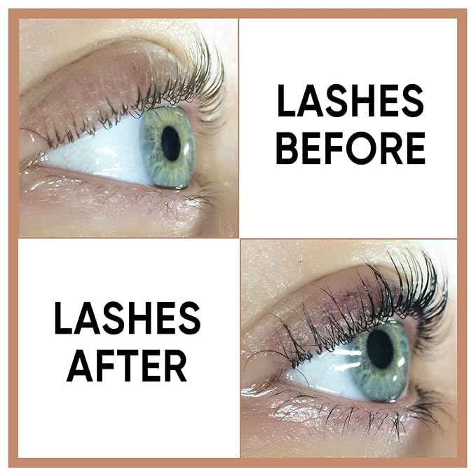 Lash Color Kit - Professional Eyelash and Brow Color with Natural Black Effects, Safe & Easy to Use 8ml
