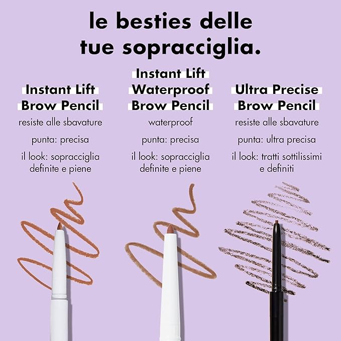 e.l.f. Instant Lift Waterproof Brow Pencil, Long-Lasting Eyebrow Pencil For Grooming & Shaping Brows, Vegan & Cruelty-free, Blonde (Pack of 2)