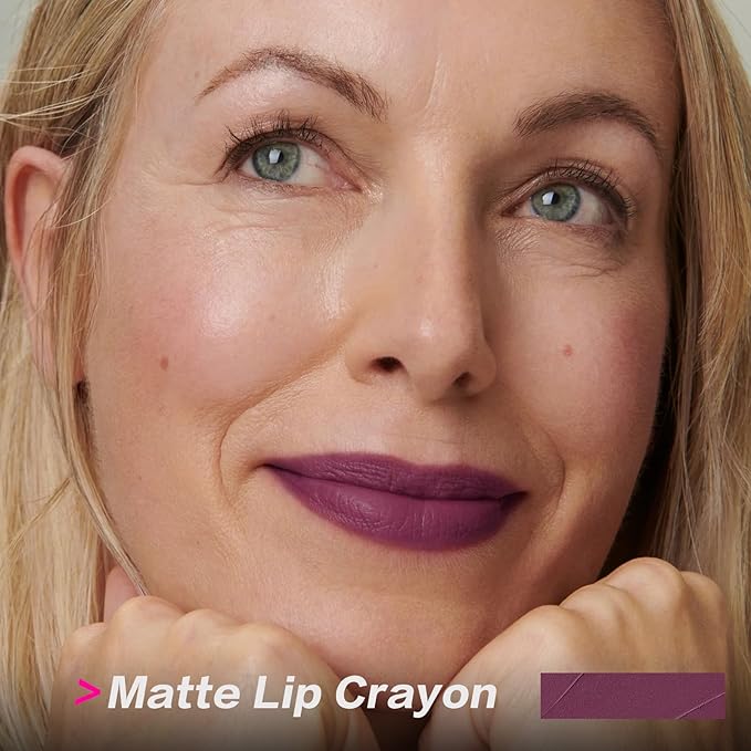 FOCALLURE Ultra Chic Matte Lipstick,Rich Vitamin E Lip Crayon,Lightweight Matte Color without Drying or Fading,Long Lasting Waterproof Lips Makeup,DARE YOU