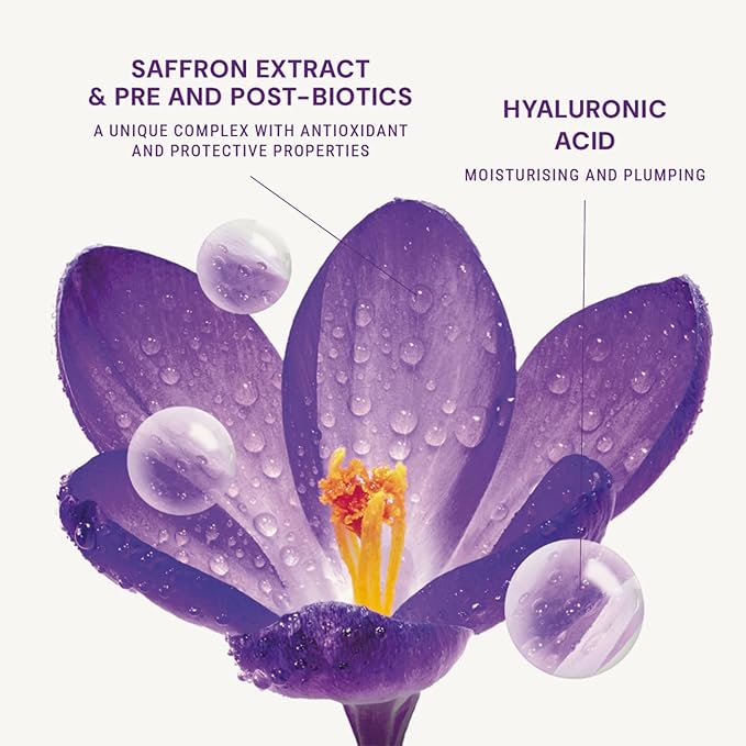 Panier des Sens - Anti Aging Serum for Face - Saffron Extract + Hyaluronic Acid - Anti Wrinkle and Lift - Skin Care for Women Made in France - Hydrating Facial Serum 97% Natural Ingredients - 1 floz