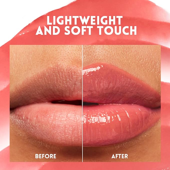 ZUK Hydrating Lip Gloss for Women and Girls, Moisturizing Creamy Lipstick for Dry Lips, Nourishing Highly Pigmented Lip Balm, Non-Sticky Tinted Lip Makeup
