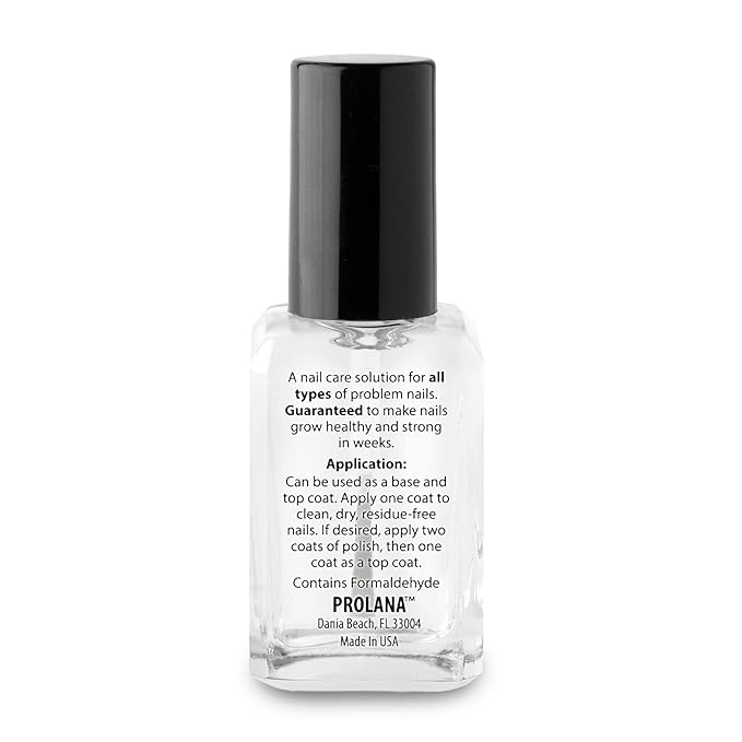 Nail Optimizer, Extra Strong Strengthener Base Coat for Weak and Damaged Nails, Nail Growth & Prevents Nails from Peeling, Stops Slipts, Chips & Strengthens, 0.5 oz