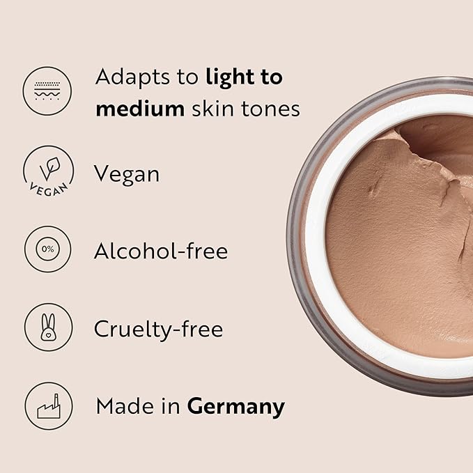 M. Asam Magic Finish Porcelain Teint Make-Up Mousse (1.01 Fl Oz) – 4in1 Primer, Foundation, Concealer & Powder With Buildable Coverage, Adapts To Fair Skin Tones, Leaves Skin Looking Flawless