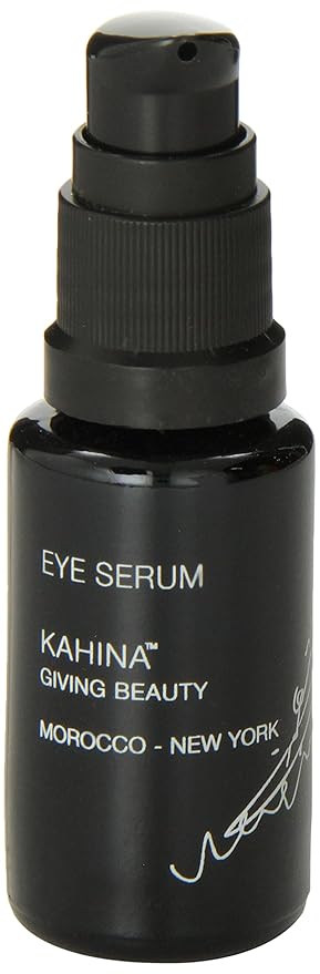 Kahina Eye Serum for Dark Circles, Eye Bags, and Puffiness - 0.5 fl oz - Light, Fast-Absorbing Under Eye Serum Reduces Fine Lines and Wrinkles - Anti Aging Serum Manufactured in the USA