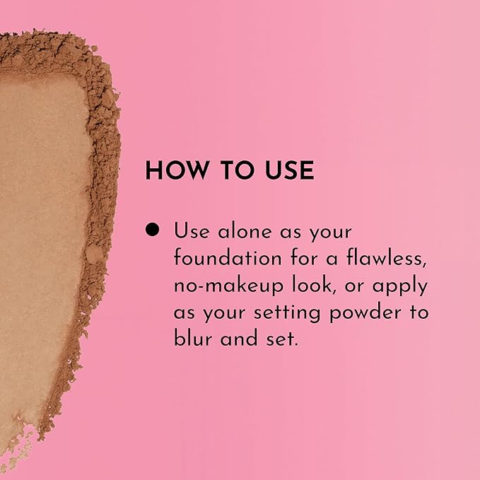 Talc Free Skin Smoothing Powder, Tan, 0.32 oz / 9.1 g