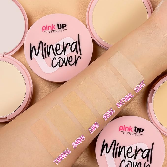 Mineral Cover Compact Powder| Make Up| Setting Powder| Pressed Powder| Face Make Up |Long-lasting| Full coverage| Does not clog skin pores| Model PKM600