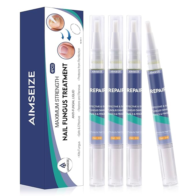 Toenail Treatment -Extra Strength Nail Treatment - Nail Repair Pen for Nail Discoloration Nails - 4PCS