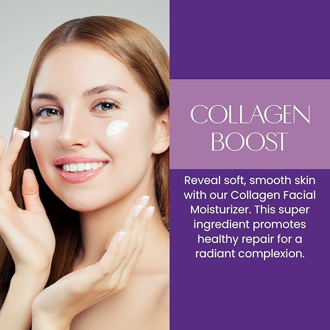 Collagen Daily Face Moisturizer - Hydrating, Anti-Aging, Skin Firming - Dermatologist Tested, Clean Beauty, Cruelty-Free Korean Skin Care for All Skin Types - 1.69 fl. oz